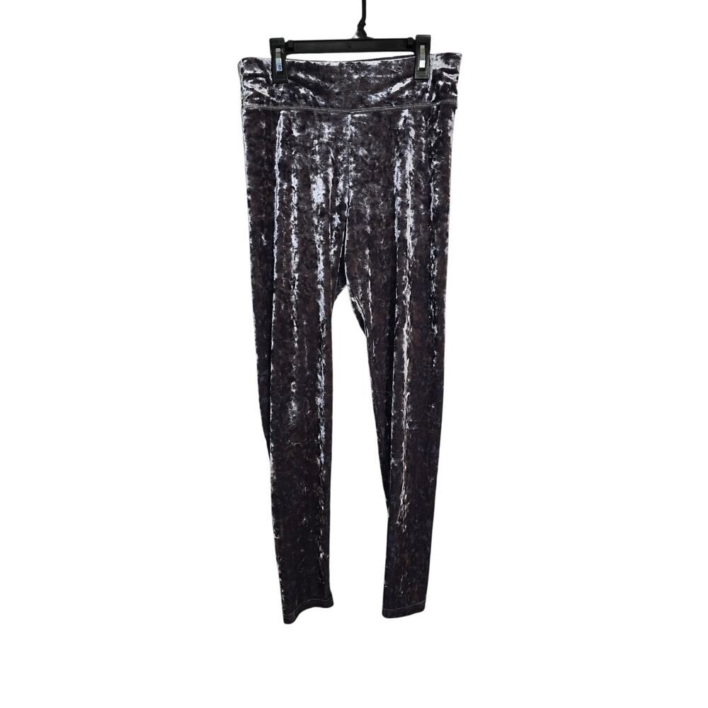 Aerie Silver Velvet Leggings Size L